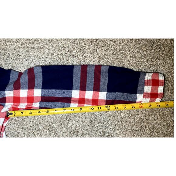 Aerie - Petite Small - Red White Blue Plaid Romper - Great Condition! - Picture 9 of 15